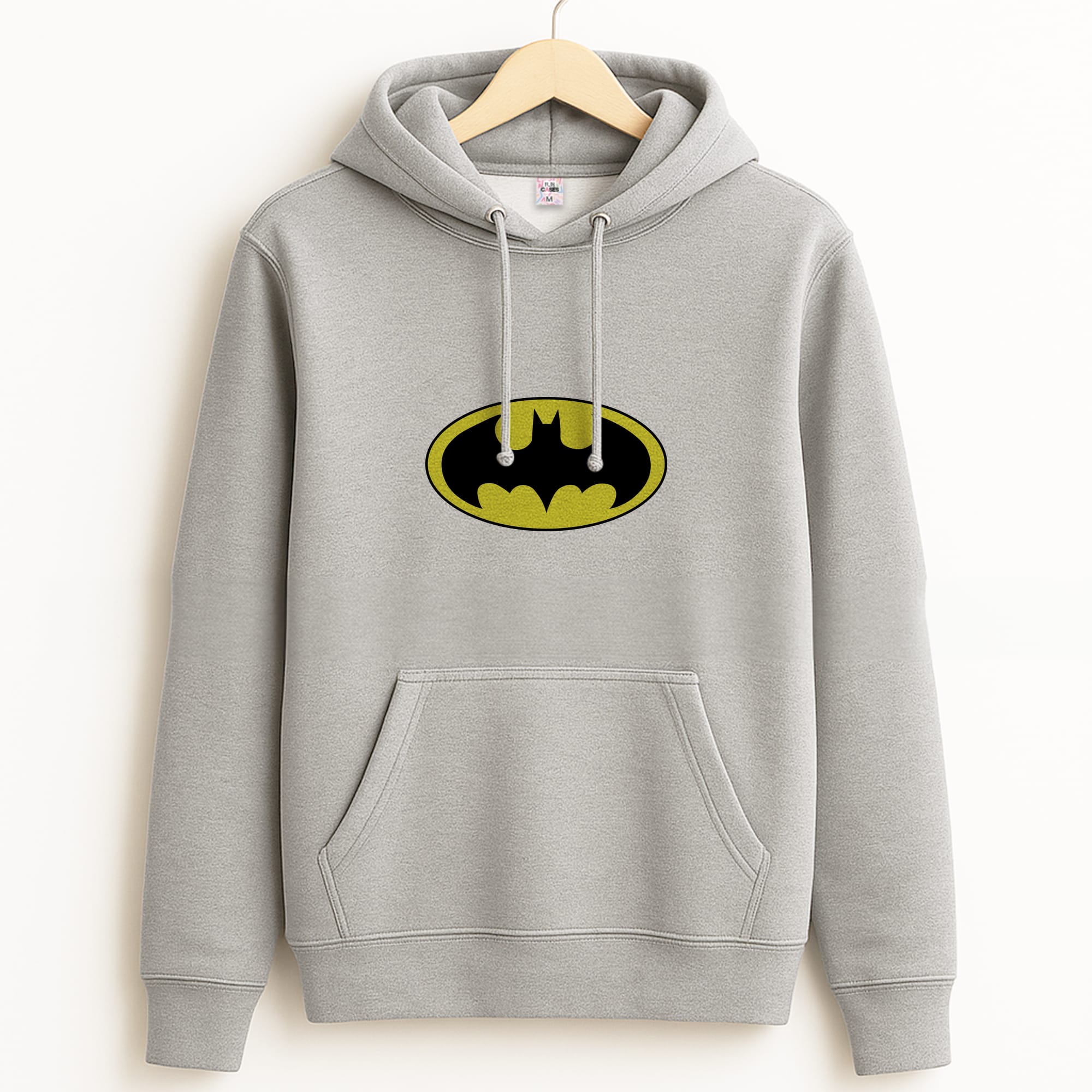 Black Bat Superhero Logo Hoodie