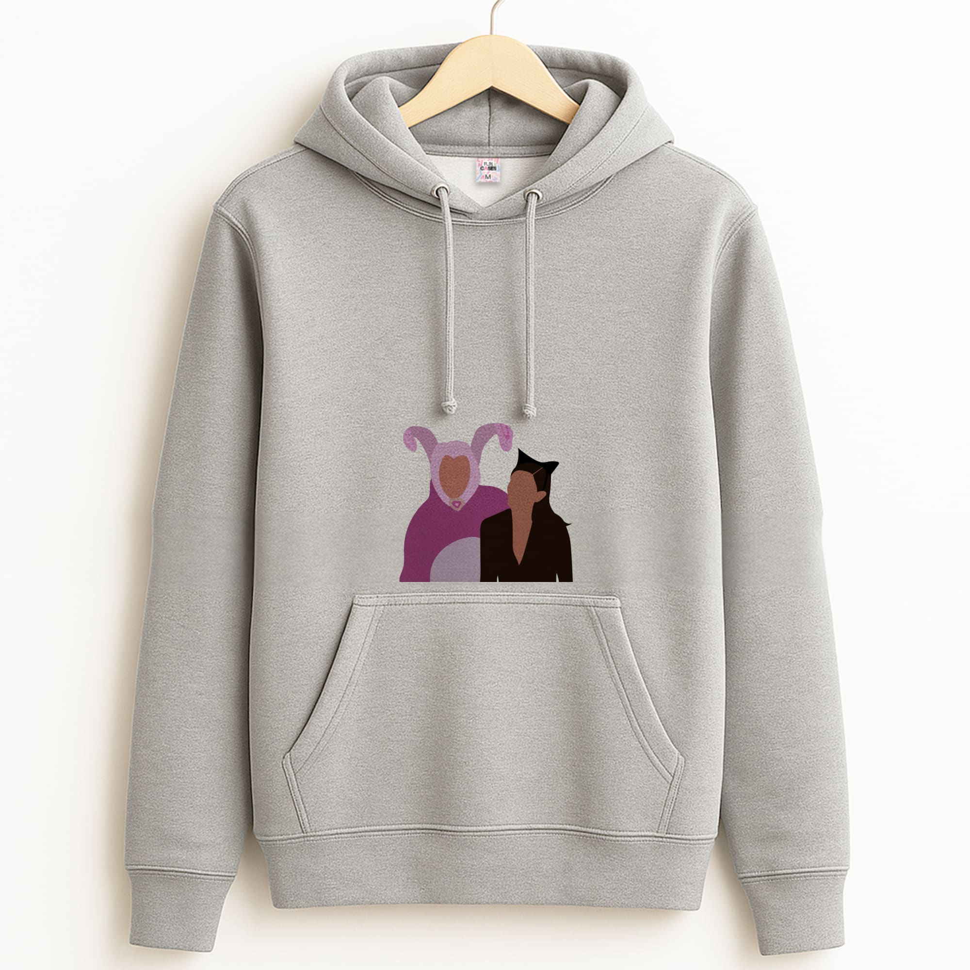 A Geller Halloween Grey Hoodie