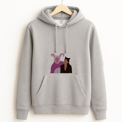 A Geller Halloween Grey Hoodie