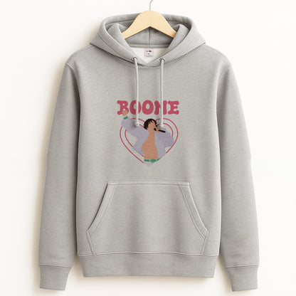 Boone Heart Grey Hoodie