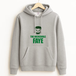 Hulk - Personalised Superhero Comic Grey Hoodie