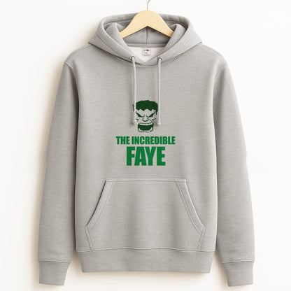 Hulk - Personalised Superhero Comic Grey Hoodie