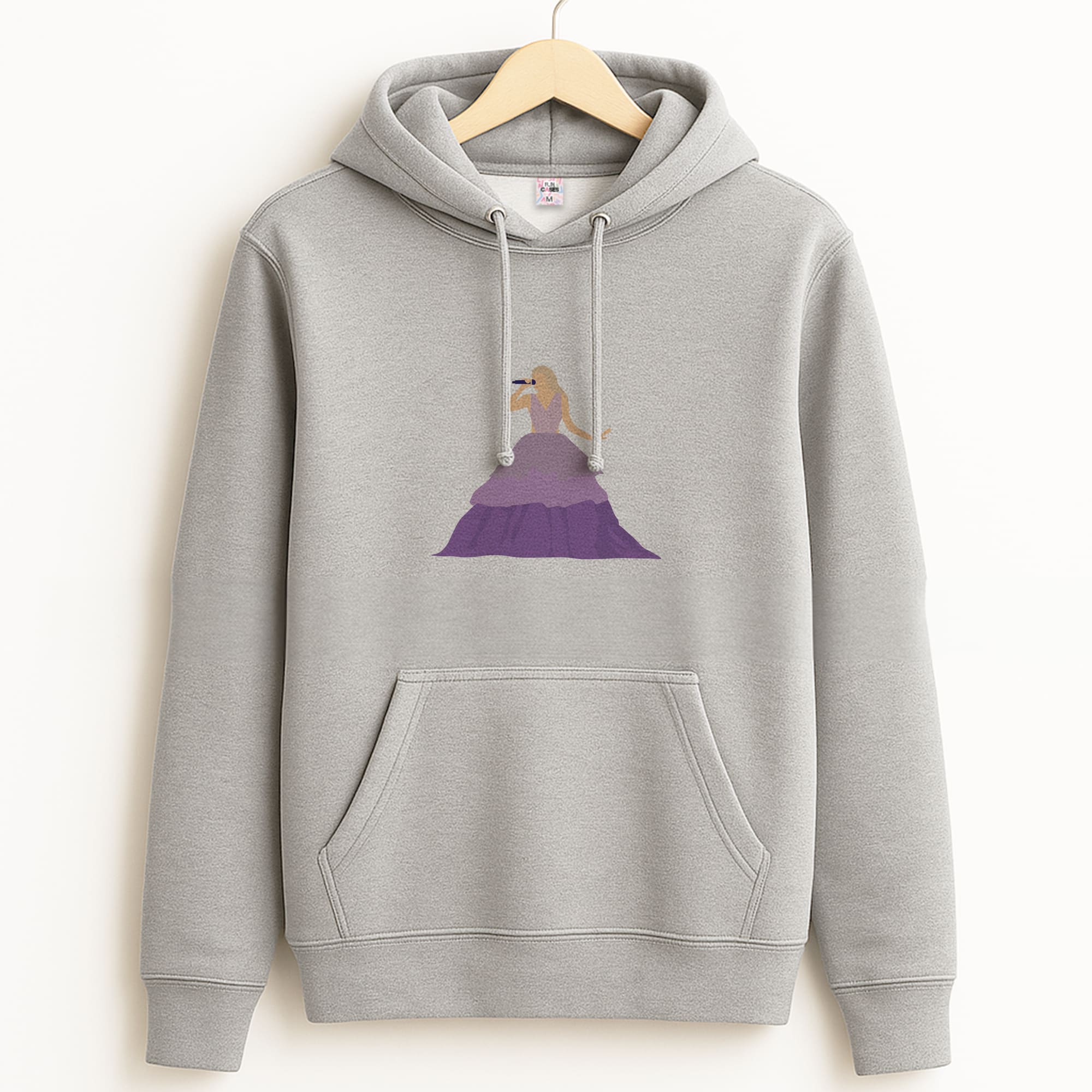 Purple Dress - Taylor Grey Hoodie