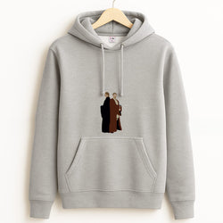 Skywalker and Kenobi Grey Hoodie
