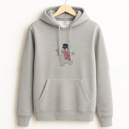 Frosty - Snowman Grey Hoodie