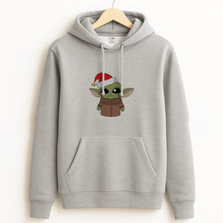 Baby Yoda Grey Hoodie