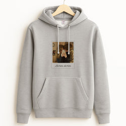 All Mine, All Mine - Personalised Couples Grey Hoodie