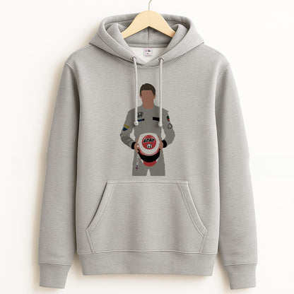 Button - F1 Grey Hoodie