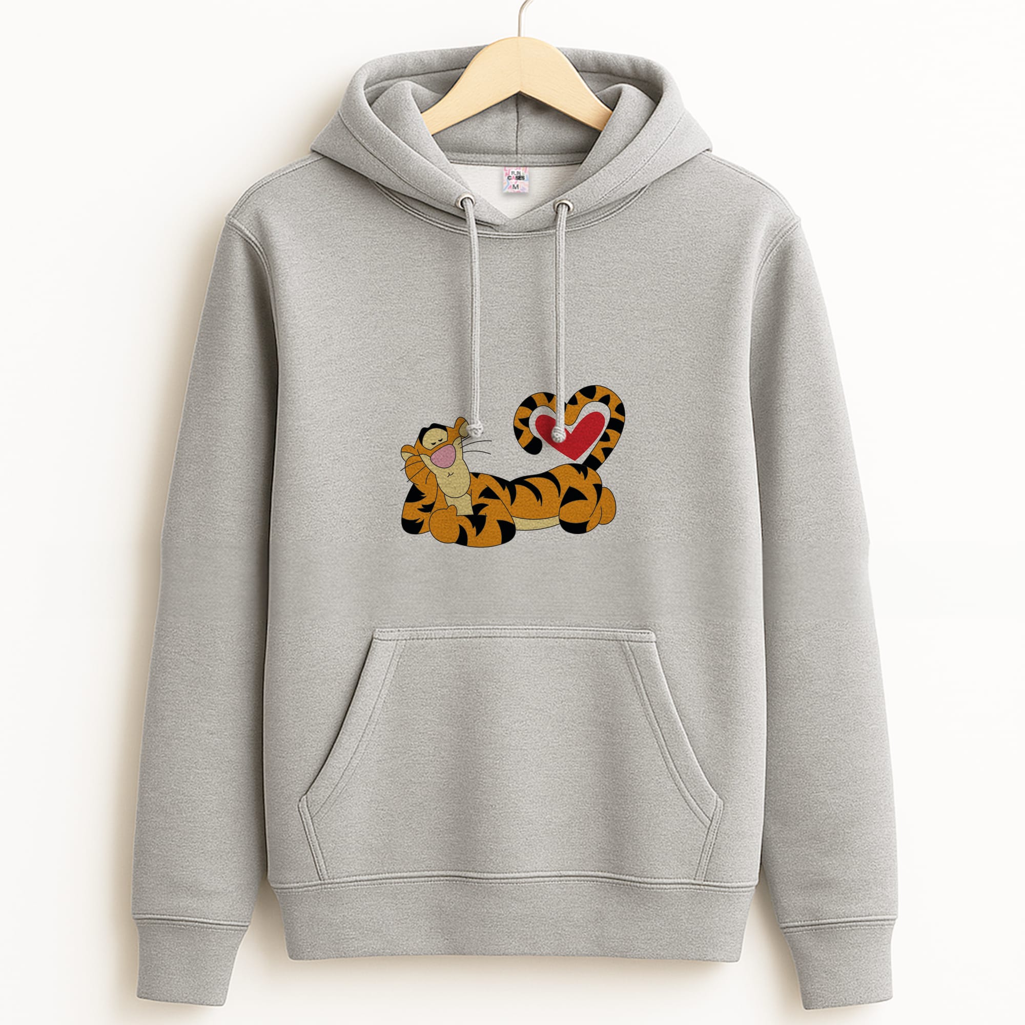 Tiger Valentine's Grey Hoodie