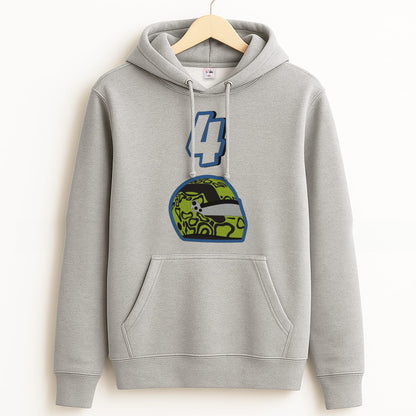 Helmet 4 Grey Hoodie