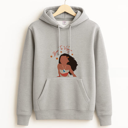 Born To Voyage Grey Hoodie