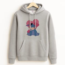 Donkey and Pig Valentine's Hoodie