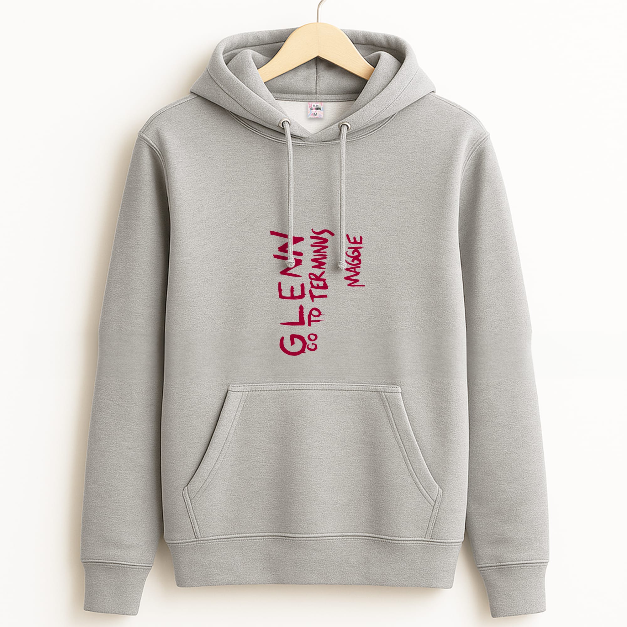 Message For Glenn - TWD Grey Hoodie