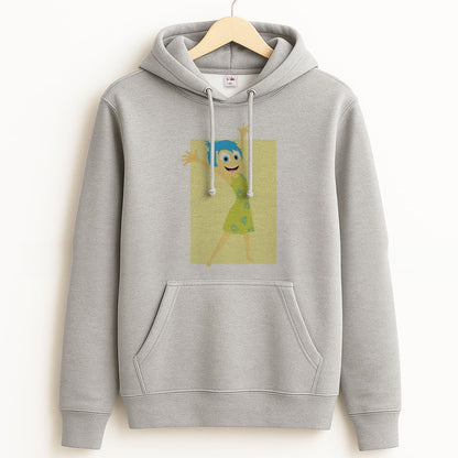 Joy - Inside Out Grey Hoodie