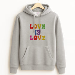 Love Is Love - Pride Grey Hoodie