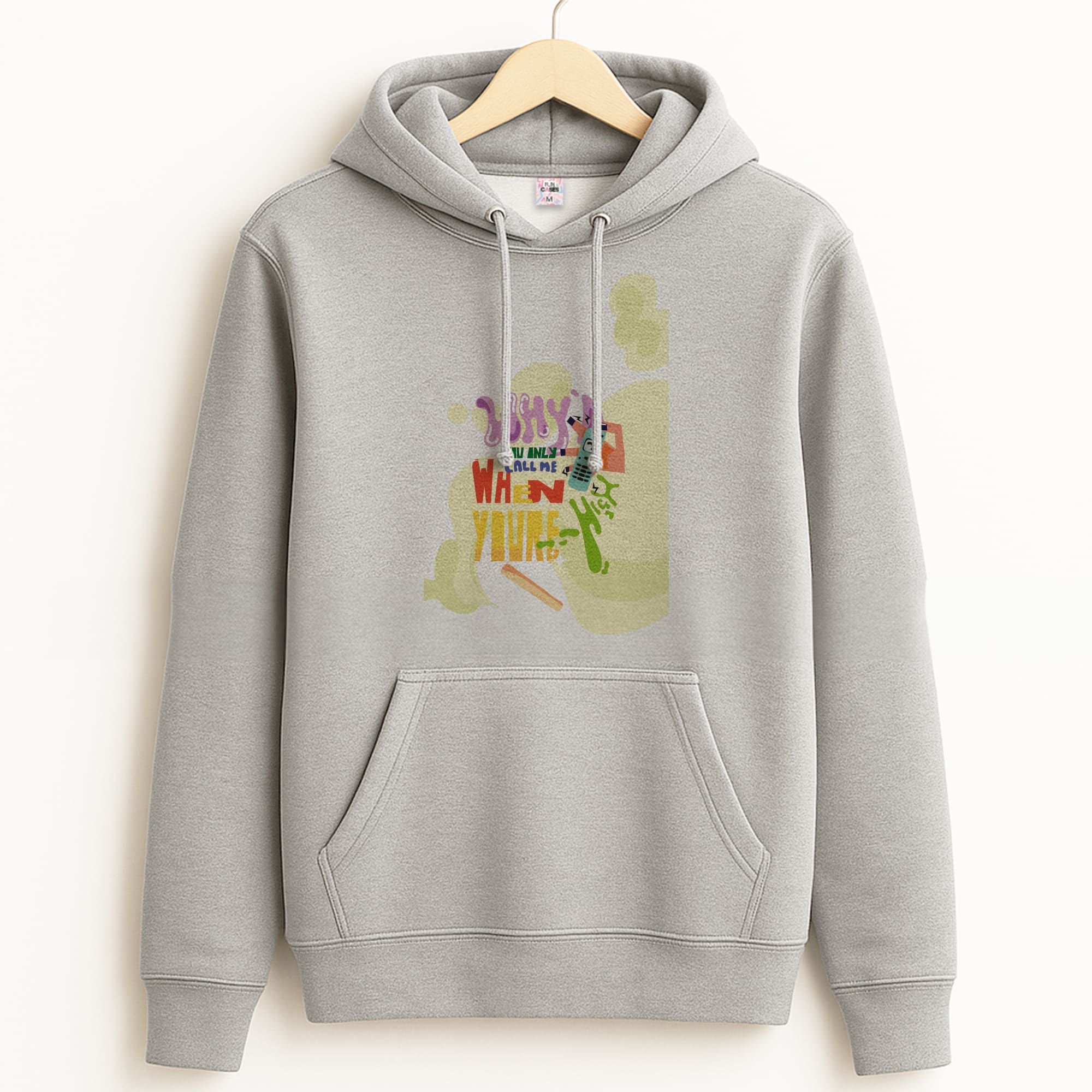 Why'd you only call me when you're high - Arctic Monkeys Grey Hoodie