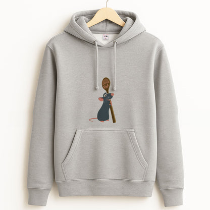 Chef Rat Grey Hoodie