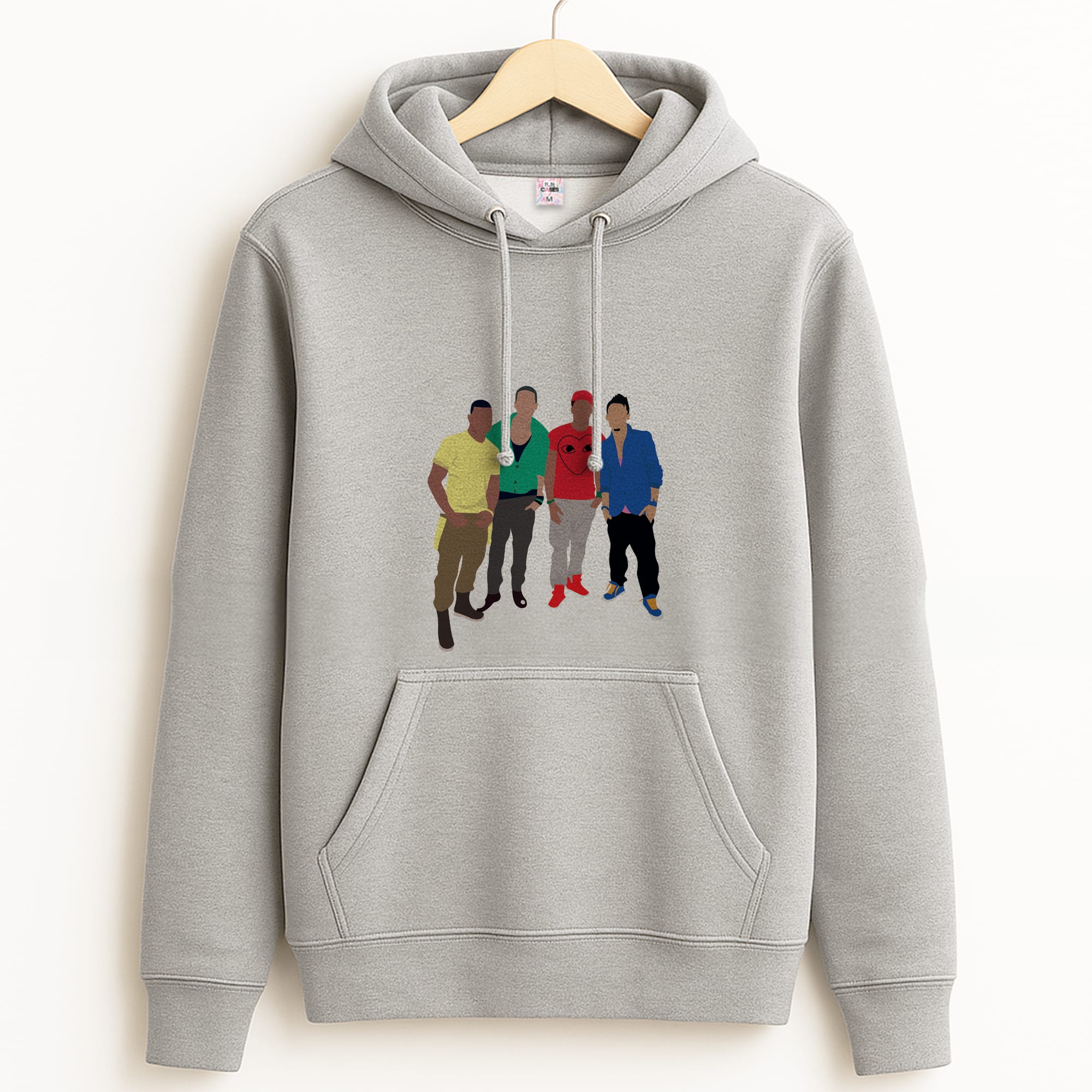 Members Purple Grey Hoodie
