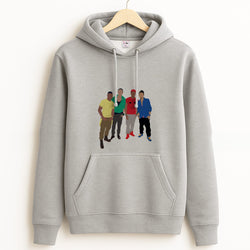 Members Purple Grey Hoodie