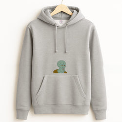 Muscly Squidward Grey Hoodie
