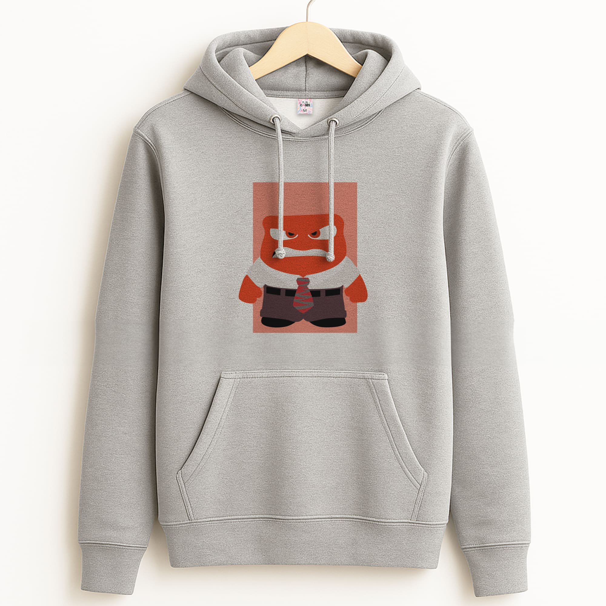 Anger - Inside Out Grey Hoodie