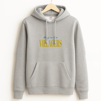 They're The Villagers Blue Grey Hoodie
