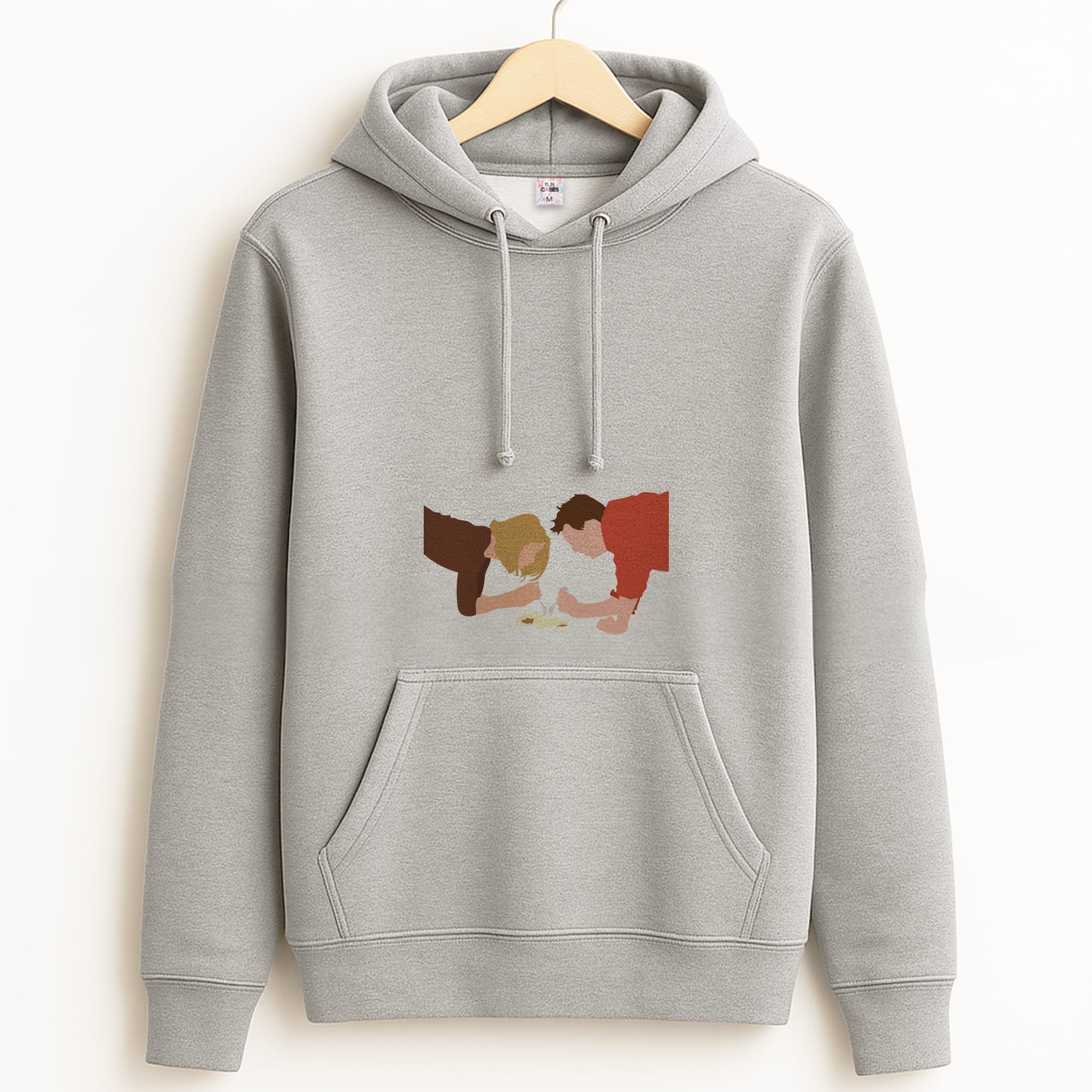 Eating Some Food Grey Hoodie