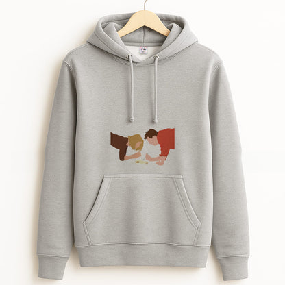 Eating Some Food Grey Hoodie