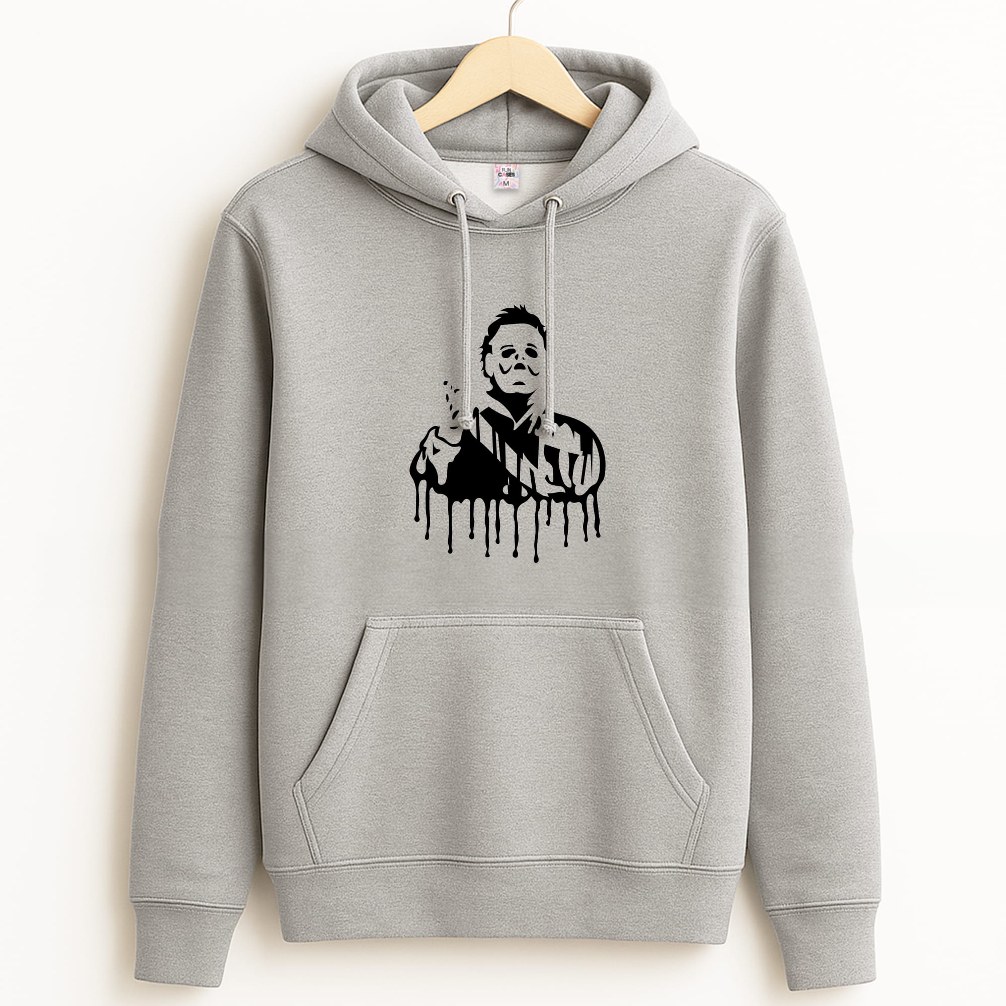Black & White - Myers Grey Hoodie