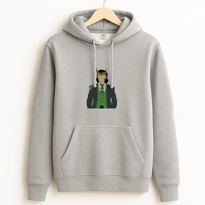 With Horns Grey Hoodie