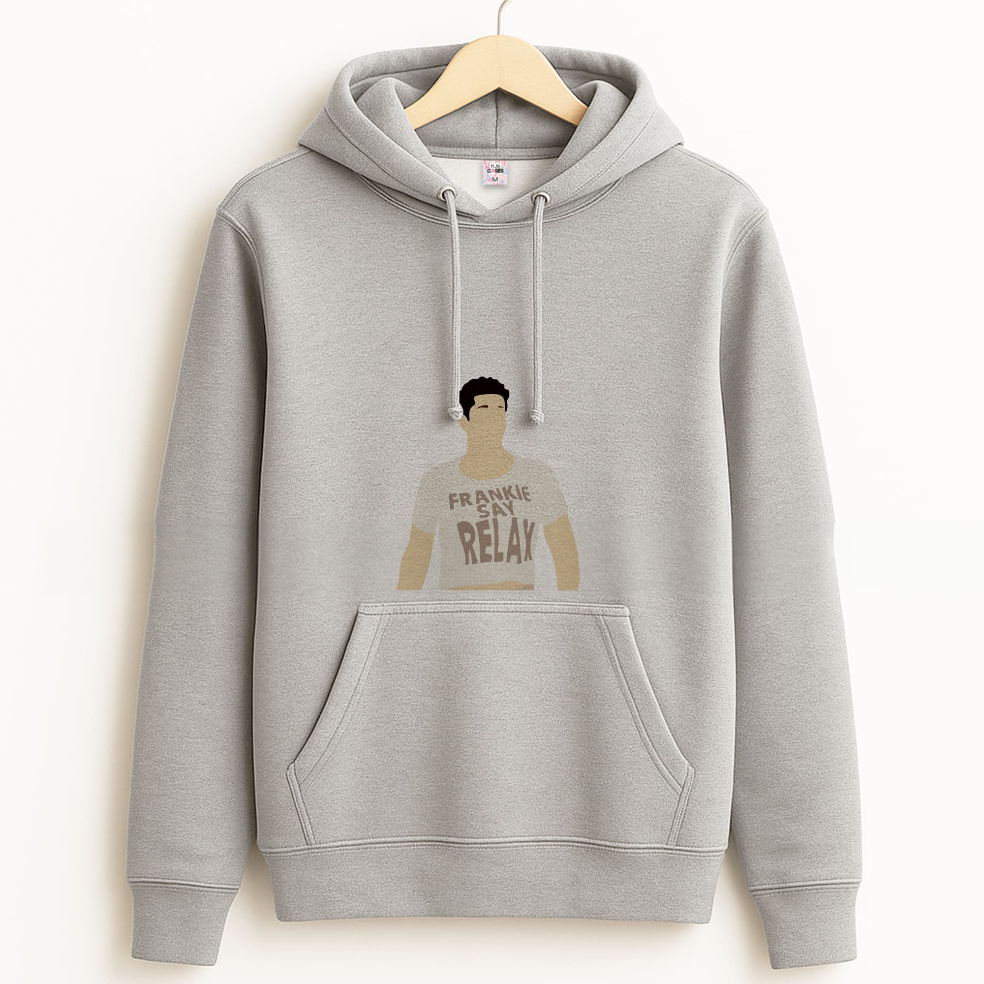 Frankie Say Relax Grey Hoodie