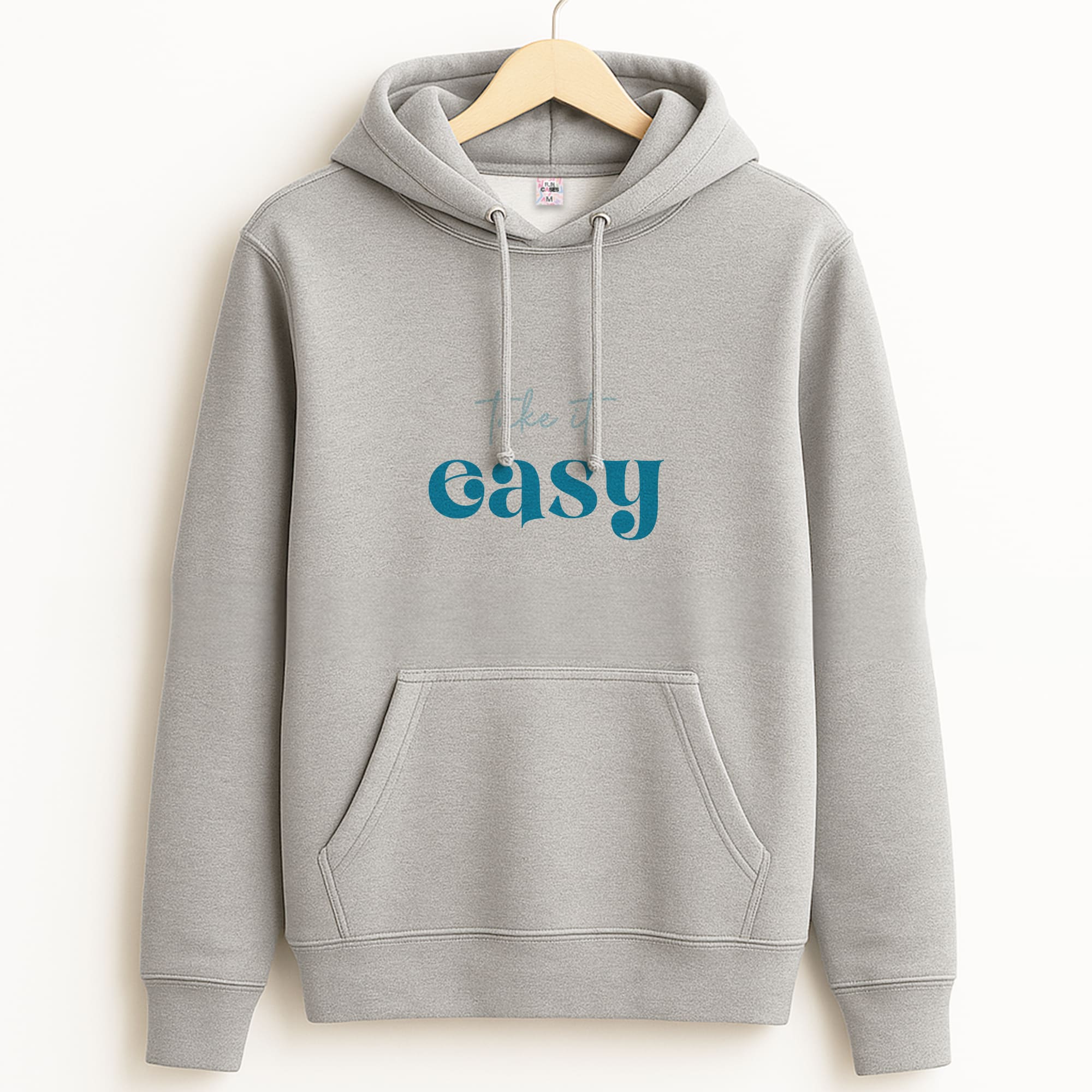Take It Easy  Grey Hoodie
