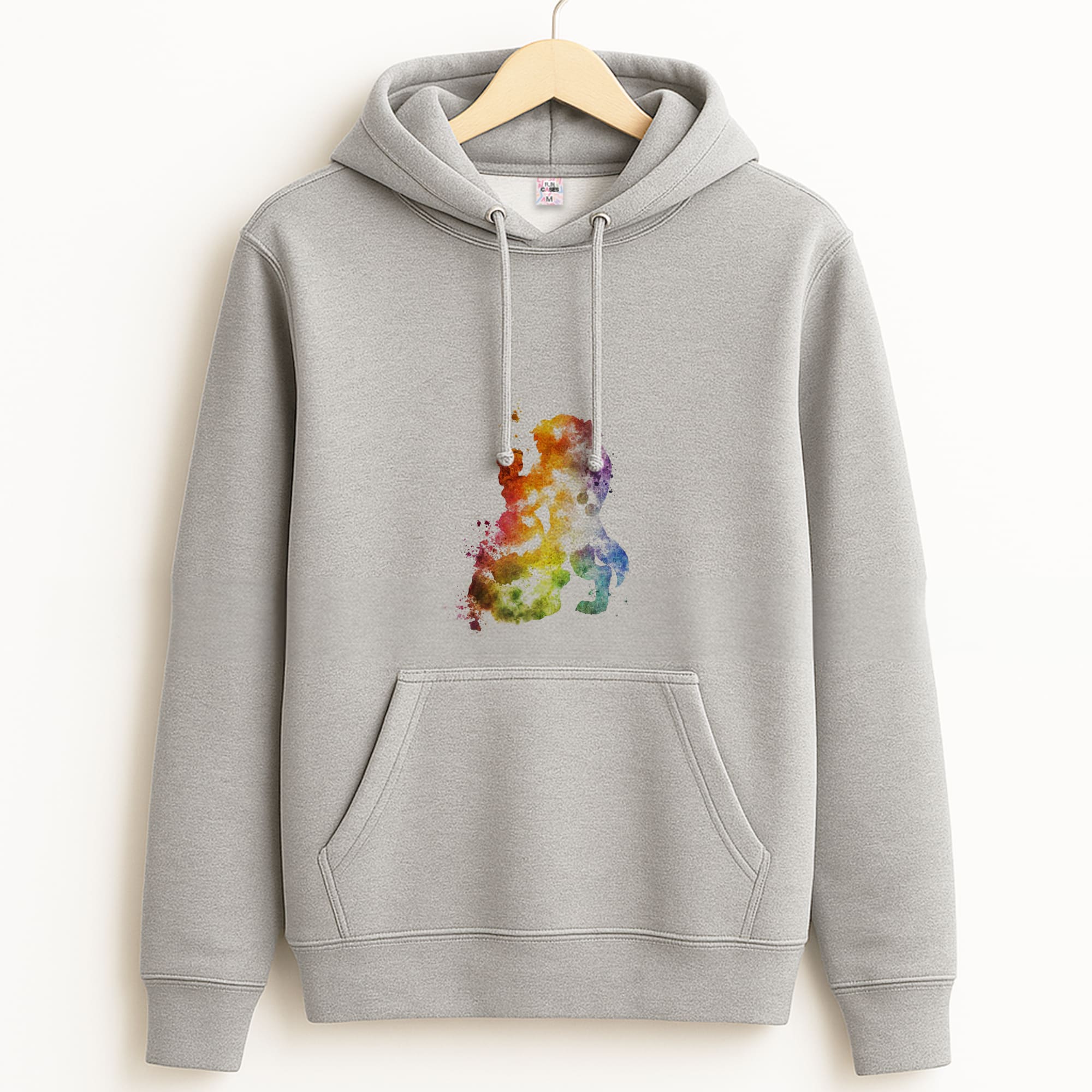 Watercolour Beauty Fairytale Grey Hoodie