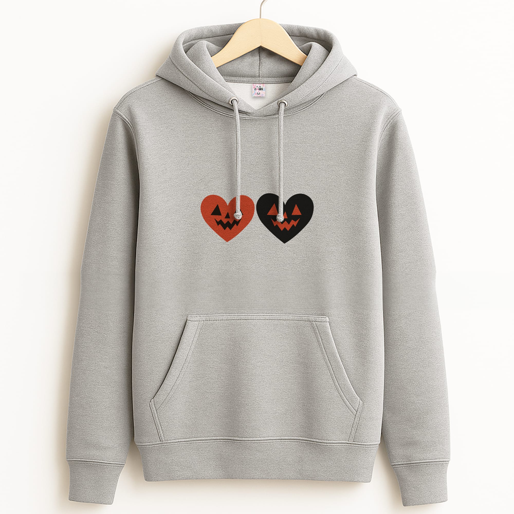 Halloween Pattern 13 Grey Hoodie