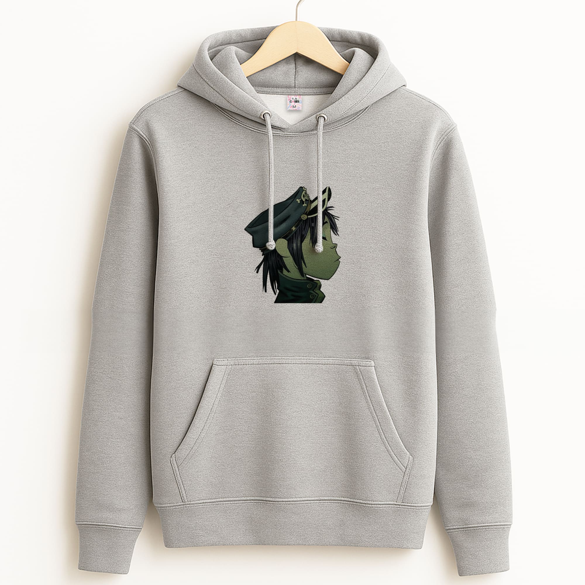 Green 2d Grey Hoodie