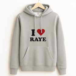 I Love Raye - Festival Grey Hoodie