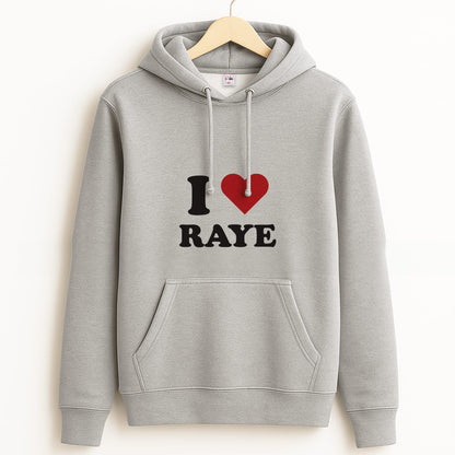 I Love Raye - Festival Grey Hoodie