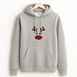 Rudolph Red Nose - Christmas Grey Hoodie