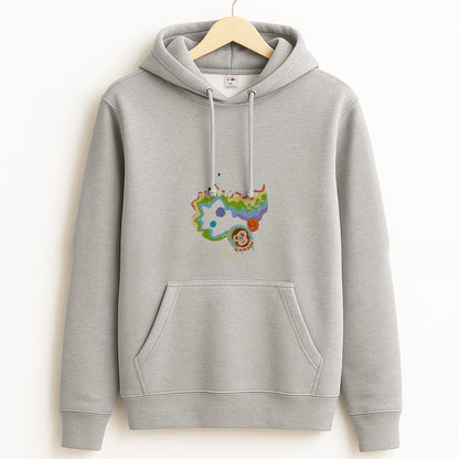 A Monkeys - Pink Grey Hoodie