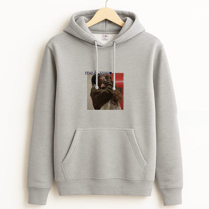 Me And You - Personalised Couples Grey Hoodie