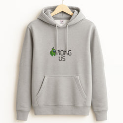 Among Gaming - Green Grey Hoodie