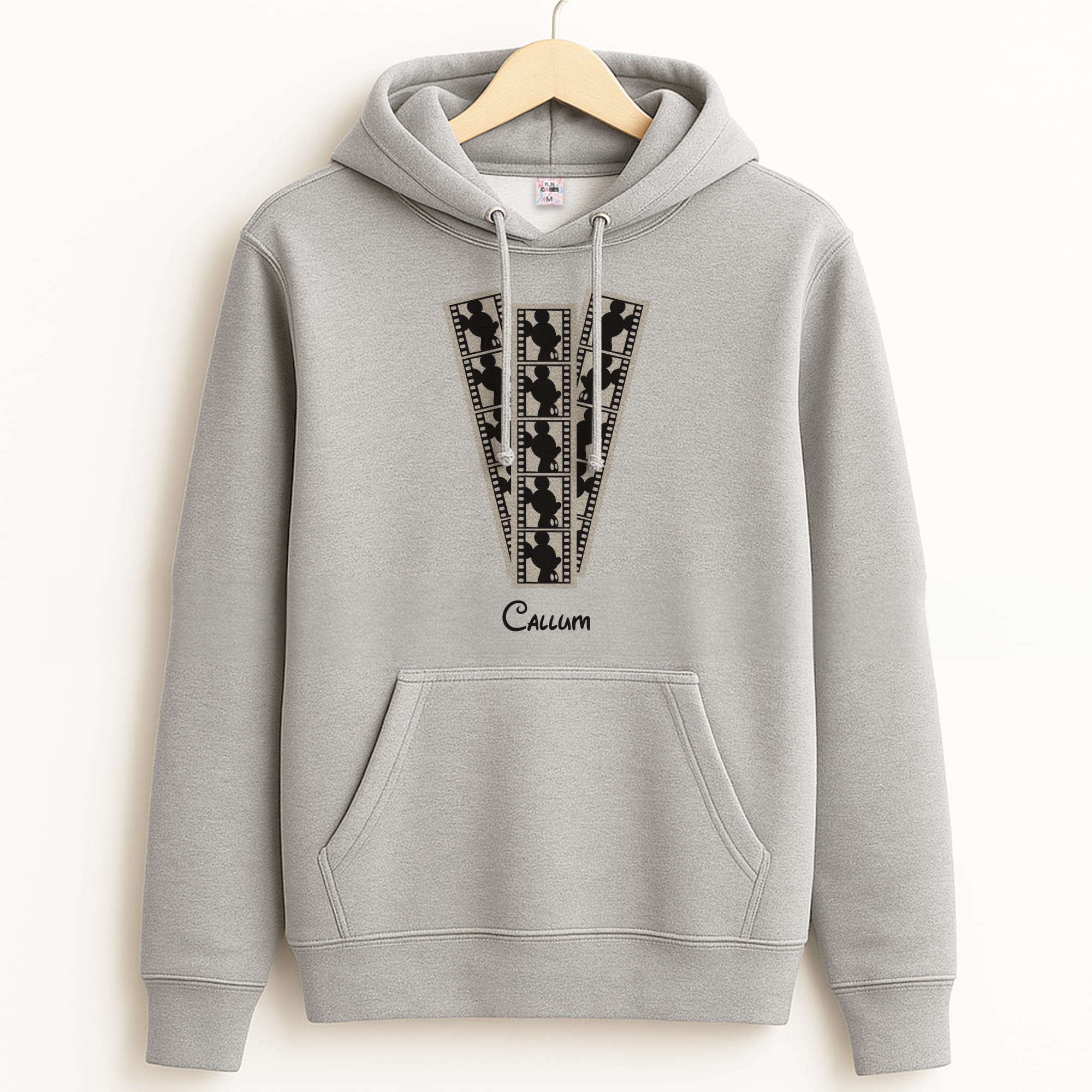Micky Mouse - Personalised Fairytale Grey Hoodie