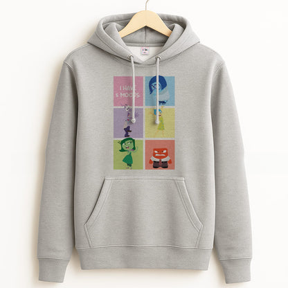 I Have Moods - Inside Out Grey Hoodie