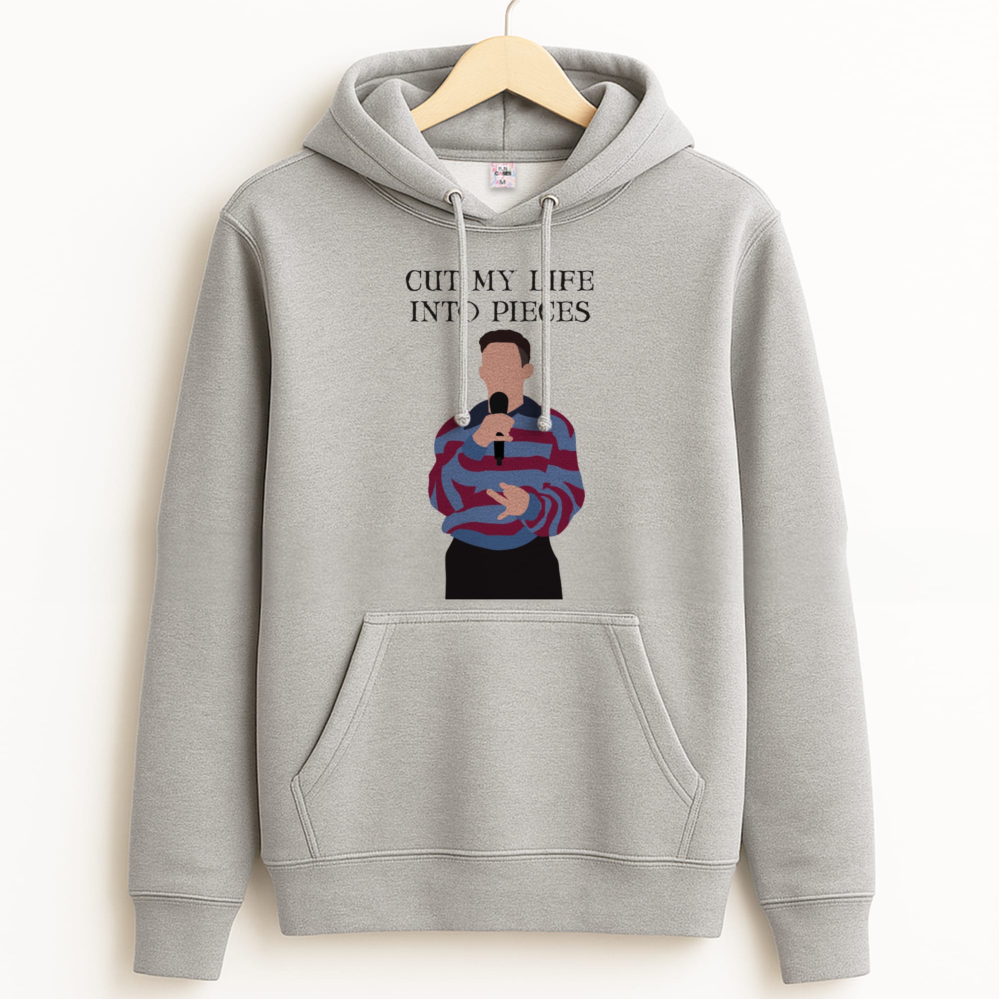 Cut My Life Into Pieces Karaoke Grey Hoodie