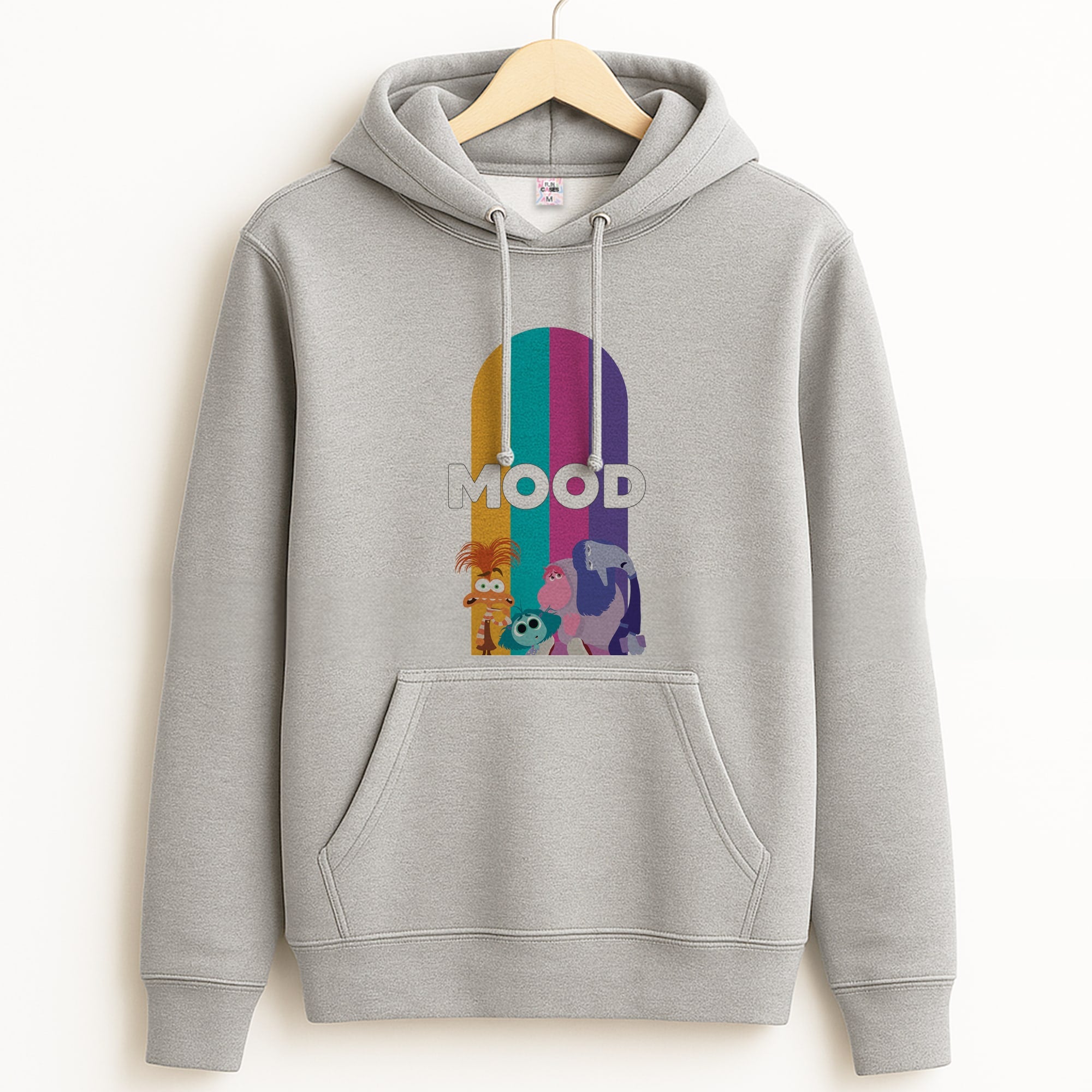 Mood - Inside Out Grey Hoodie