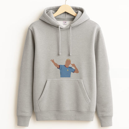 Haaland - Football Grey Hoodie