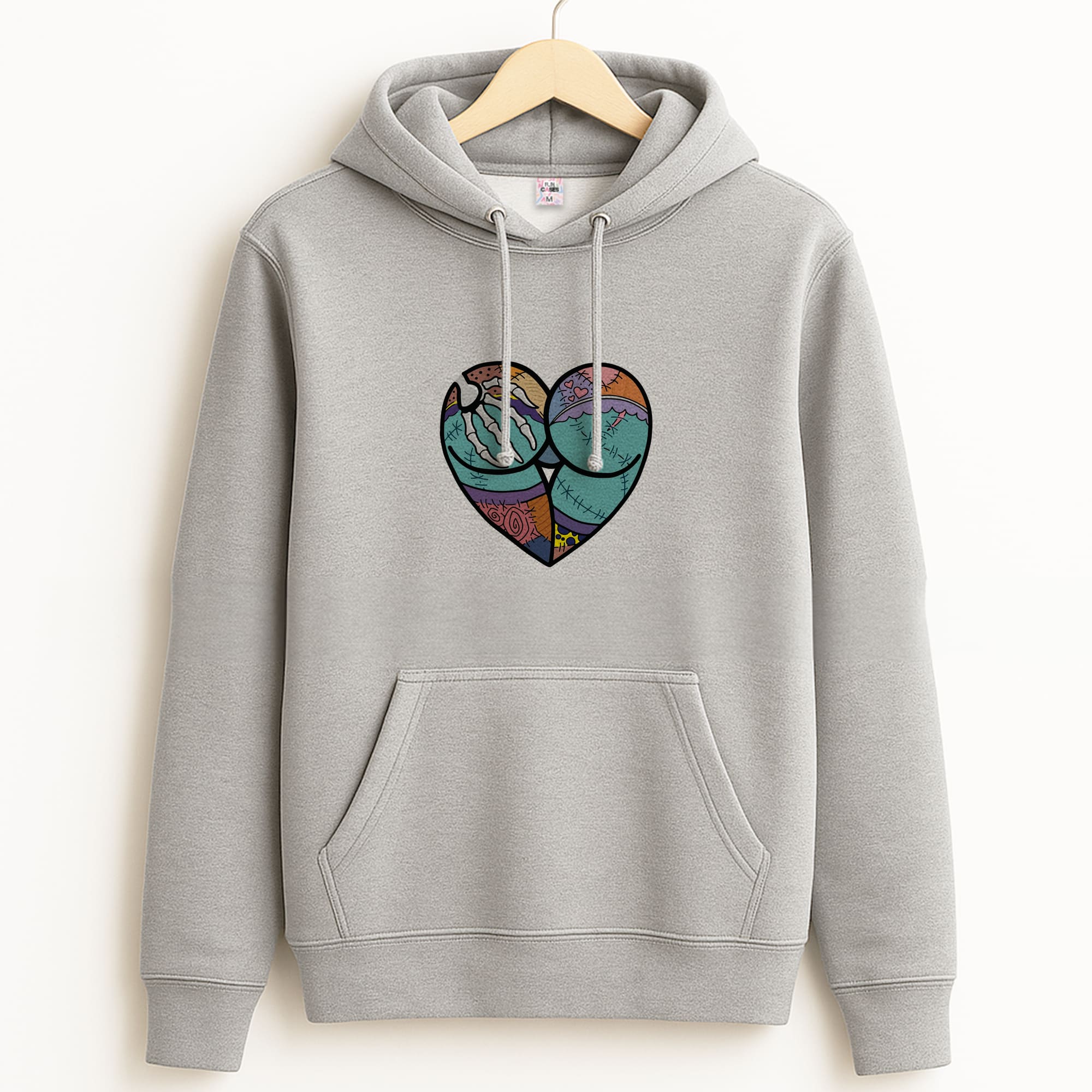 Sally And Jack Heart - TNBC Hoodie