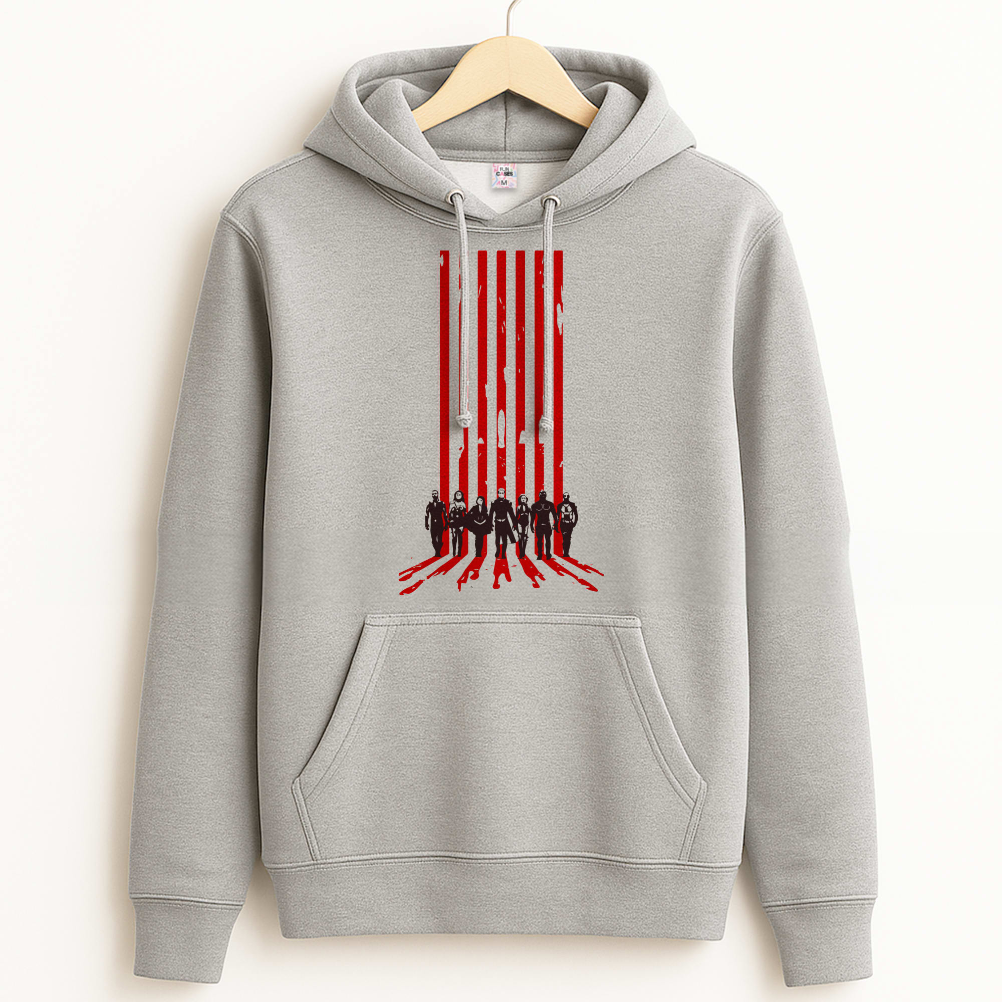 The Seven Silhouettes Grey Hoodie