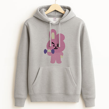 Cooky 21 - K Pop Grey Hoodie