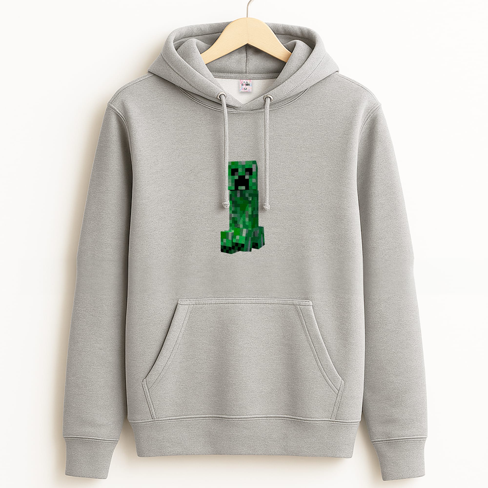 Mining Creeper Grey Hoodie